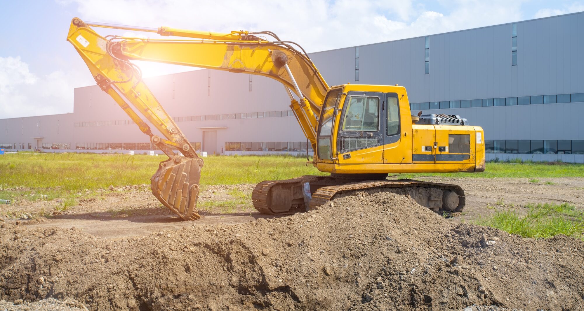 Coulage de béton désactivé pour allée
